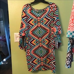 Tracy Negoshian tribal print dress